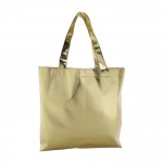 Glänzende Non-Woven-Tasche in Silber oder Gold, 90 g/m2 farbe gold 41603.75