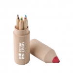 Buntstift-Set Mini Pencil Ansicht mit Druckbereich