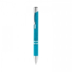 Kugelschreiber Aster Eco | Baue Tinte farbe hellblau dritte Ansicht