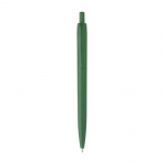 Billiger einfarbiger Kugelschreiber in lebendigen Farben mit blauer Tinte farbe grün erste Ansicht