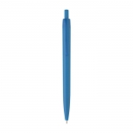 Billiger einfarbiger Kugelschreiber in lebendigen Farben mit blauer Tinte farbe hellblau erste Ansicht