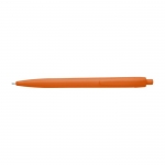 Billiger einfarbiger Kugelschreiber in lebendigen Farben mit blauer Tinte farbe orange erste Ansicht