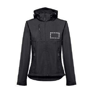 Jacke softshell vorderseite