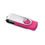 Drehbarer USB-Stick, in vielen Farben erhältlich, mit Metallclip farbe pink