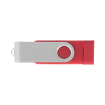 Dualer USB-Stick mit A- und C-Anschluss in vielen Farben bedrucken farbe rot