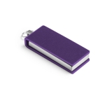 Kleiner drehbarer USB-Stick mit farbigem Metallgehäuse für Mitarbeiter farbe violett