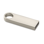 Eleganter USB-Stick aus Aluminium, ideal für Lasergravur farbe silber