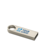 Eleganter USB-Stick aus Aluminium, ideal für Lasergravur