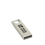 Metallischer USB-Stick mit dreieckigem Griff als Werbegeschenk