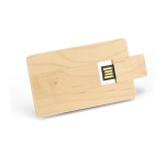 USB-Karte aus Holz farbe heller holzton