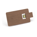 USB-Karte aus Holz farbe mahagoni