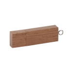 Bedruckbarer USB-Stick aus Holz, Deckel mit Magnetverschluss für Messe