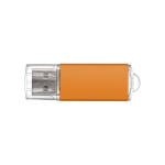 Günstiger USB-Stick aus Aluminium mit Kunststoffabdeckung farbe orange