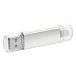 Günstiger USB-Stick aus Aluminium mit Kunststoffabdeckung