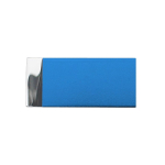 Minimalistischer USB-Stick aus Aluminium mit Magnetverschluss mit Logo farbe blau