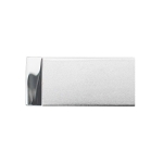 Minimalistischer USB-Stick aus Aluminium mit Magnetverschluss mit Logo farbe mattsilber