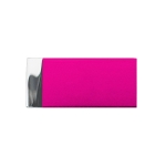 Minimalistischer USB-Stick aus Aluminium mit Magnetverschluss mit Logo farbe pink