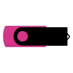 USB-Stick mit farbigem bedruckbarem Clip in Vollfarbe bestellen farbe pink