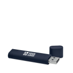 Länglicher eleganter USB mit lasergraviertem Logo, das leuchtet