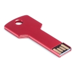 Bedruckter USB-Stick in Schlüsselform mit 3.0-Anschluss farbe rot