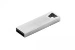 USB-Stick aus Aluminium mit UPD-Verbindung als bedrucktes Giveaway farbe silber