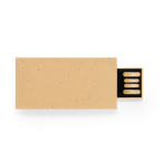 Minimalistischer USB aus Weizenstroh in Vollfarbe bedrucken farbe natürliche farbe