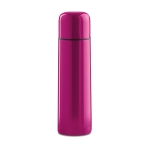 Thermosflasche aus Edelstahl mit Logo im Rundum-Druck, 500 ml farbe pink