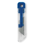 Werkzeug Cuttermesser mit Logo bedrucken farbe blau