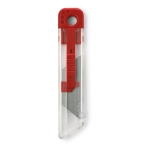 Werkzeug Cuttermesser mit Logo bedrucken farbe rot