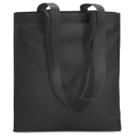 Günstige Non-Woven-Tasche in attraktiven Farben, 80 g/m2 Colors Long farbe schwarz