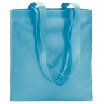 Günstige Non-Woven-Tasche in attraktiven Farben, 80 g/m2 Colors Long farbe türkis