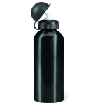 Aluminium Sportflasche für Outdoor-Aktivitäten, 600 ml farbe schwarz