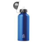 Aluminium Sportflasche für Outdoor-Aktivitäten, 600 ml farbe blau Hauptansicht zweite Ansicht