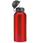 Aluminium Sportflasche für Outdoor-Aktivitäten, 600 ml farbe rot