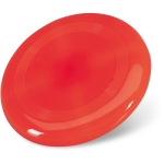 Frisbee-Scheibe aus Kunststoff als Sommer-Merchandising,  Ø 23 cm farbe rot