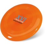 Frisbee-Scheibe aus Kunststoff als Sommer-Merchandising,  Ø 23 cm farbe orange Hauptansicht