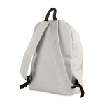 Kinderrucksack aus 600D Polyester mit Fronttasche bedrucken farbe grau zweite Ansicht