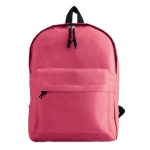 Kinderrucksack aus 600D Polyester mit Fronttasche bedrucken farbe pink