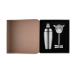 Cocktail-Set mit Shaker, Messbecher und Barsieb aus Edelstahl, 500 ml farbe glänzendes silber dritte Ansicht