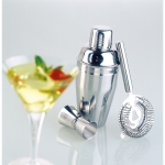 Cocktail-Set mit Shaker, Messbecher und Barsieb aus Edelstahl, 500 ml farbe glänzendes silber Detailbild