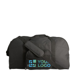 Reisetasche aus Polyester 600D mit verstellbarem Trageriemen mit Logo Ansicht mit Druckbereich