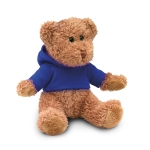 Teddybär mit bedruckbarer Kapuzenjacke für Kinder farbe blau