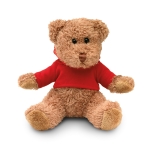 Teddybär mit bedruckbarer Kapuzenjacke für Kinder farbe rot