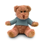 Teddybär mit bedruckbarer Kapuzenjacke für Kinder farbe grau