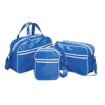 Reisetasche Typ Bowling aus PVC mit verstellbarem Schultergurt farbe blau zweite Ansicht