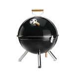 Abnehmbarer Grill als Werbemittel bedrucken farbe schwarz dritte Ansicht