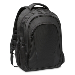 Bedruckbarer Laptoprucksack aus Polyester 1680D in Schwarz, 15” farbe schwarz