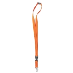 Lanyard mit abnehmbarer Schnalle und Verschluss für Events farbe orange