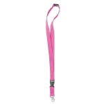 Lanyard mit abnehmbarer Schnalle und Verschluss für Events farbe pink