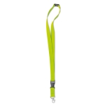 Lanyard mit abnehmbarer Schnalle und Verschluss für Events farbe lindgrün